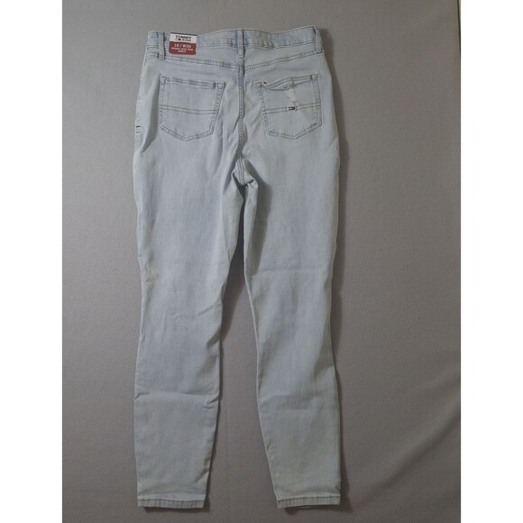 Tommy Hilfiger Tommy Jean Skinny High Rise Ankle 10 30x28 NWT Distressed Stretch - Picture 13 of 14